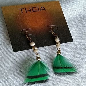 Feather earrings